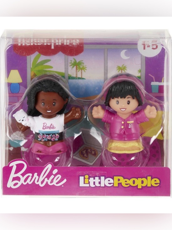 Fisher-Price Other - Fisher Price Little People Barbie Sleepover Figure Set 2Pack BNWT
